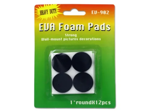 Kole Imports - HS094 - Adhesive Foam Pads, Pack Of 12