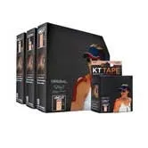 Kt Health - KT Tape - From: 9003508 To: 9003560 -  KT Therapeutic Original Cotton Tape, Black. 20 pre cut 2" x 10" strips per box.