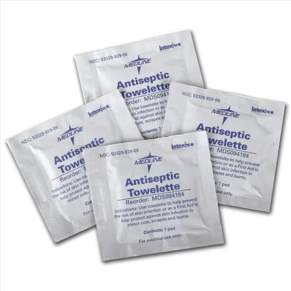 Medline From: MDS094184 To: MDS094188 - Antiseptic Towelettes And Cleansing