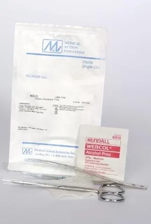Medical Action - M2633 - Suture Removal Kit Tray Includes: (1) SS Iris
