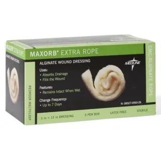 Medline - From: MSC7012EP To: MSC7344EP  Maxorb ExtraAlginate Dressing Maxorb Extra 4 X 4 Inch Square