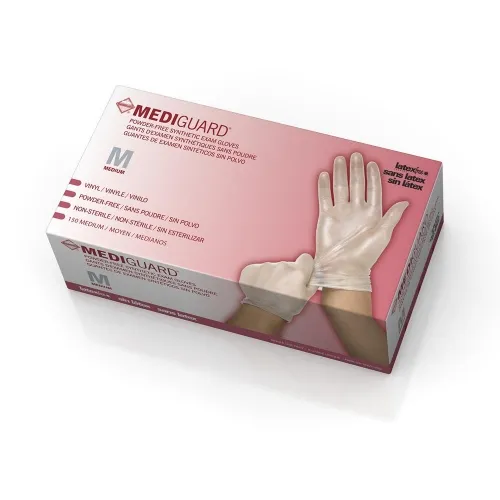 MediGuard - Medline - 6MSV512H - Non-Sterile Vinyl Synthetic Exam Glove Prop 65 Sku for California