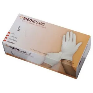 MediGuard - Medline - MG1205 - Non-Sterile Powdered Latex Exam Glove Medium