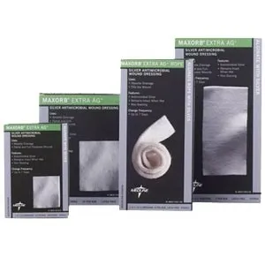 Medline - From: MSC9445EP To: MSC9445EP - Maxorb Extra Ag Silver Alginate Sheet Dressing Square