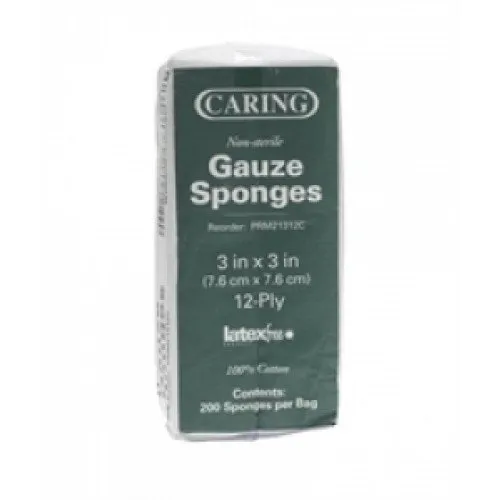 Medline - PRM21312CZ - Caring Woven Non-Sterile Gauze Sponges
