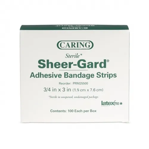 Medline - From: PRM25500H To: PRM25600H - Caring Plastic Adhesive Bandages,Natural,No