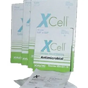 Medline - XYL0400110Z - XCell Antimicrobial Cellulose Dressing Square
