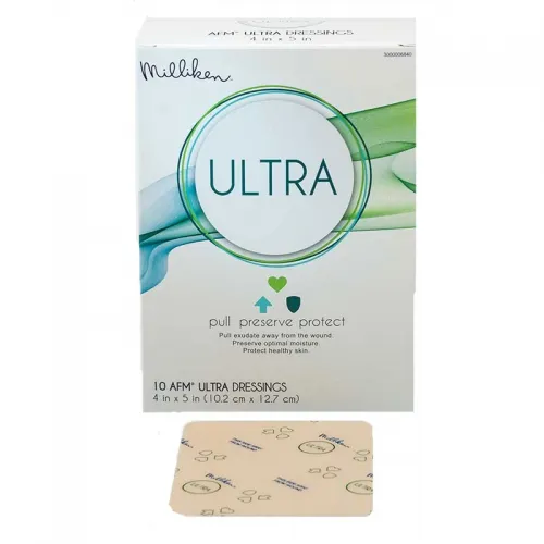 Milliken Healthcare - From: 3000006840 To: 3000051018 - Products Ultra Foam Dressing 4" x 5", Flexible, Highly Absorptive Foam Layer.