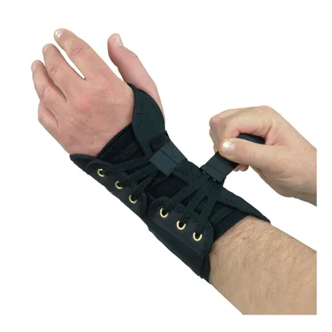 Milliken Healthcare - Milliken - From: COR500BLKLFT To: COR500BLKRT -  COR  Powerwrap Left Wrist Brace With Quick Pull Strap
