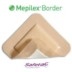 Molnlycke From: 283250 To: 283300 - Drsng Mepilex Border Heel Self-Adherent Foam Dressing Flex