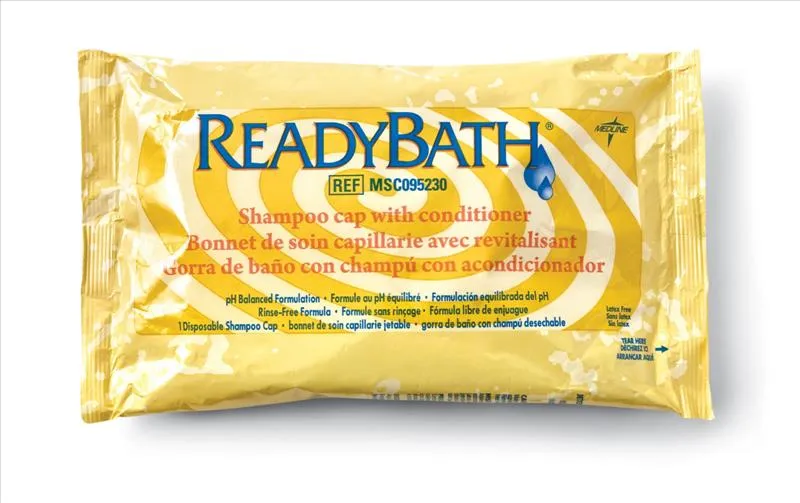 Medline - MSC095230H - ReadyBath Rinse-Free Shampoo and Conditioning Caps