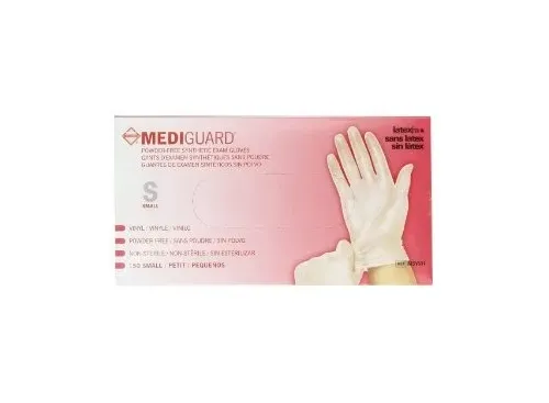 Medline - Msv511 - Mediguard Non-Sterile Vinyl Synthetic Exam Glove Small