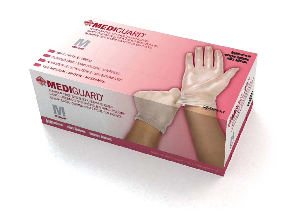 Medline - From: MSV511H To: MSV513H - MediGuardVinyl Synthetic Exam Gloves