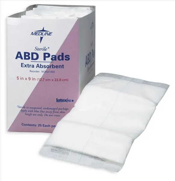 Medline From: NON21450H To: NON21459 - Sterile Abdominal Pads Non-sterile Pad Dressing