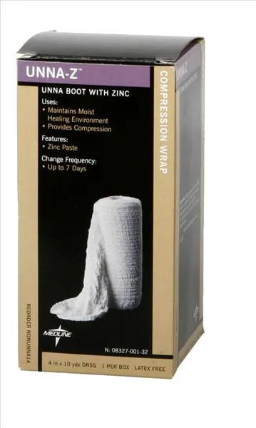 Medline - From: NONUNNA3 To: NONUNNA4 - Unna Z Zinc Oxide Impregnated Gauze Bandage