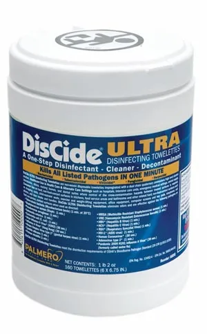 Palmero Health Care - 60DIS - Discide Ultra Disinfecting Wipes