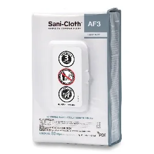 PDI - Professional Disposables - P72584 - AF3 Germicidal Disposable Wipe, X-Large, 7?" x 15", Alcohol-Free, 75/canister, 6 can/cs (US Only)