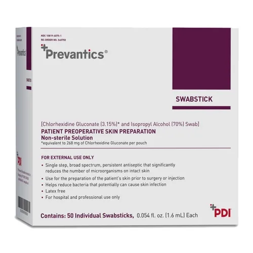 Pdi - Prevantics - S40750 - Prevantics Swabstick, 1-3/5mL.