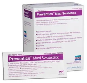 Pdi - Professional Disposables - S41950 - Prevantics Alcohol Maxi Swabstick