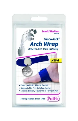 Pedifix Footcare - Visco-GEL - From: P1291L To: P1291S - Company Visco GEL Arch Support Wrap