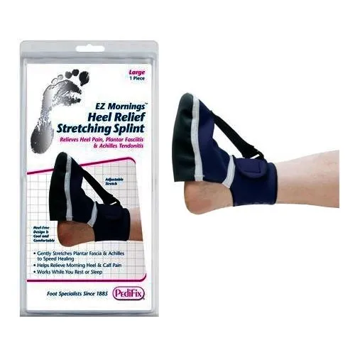 Pedifix - EZ Mornings - From: P6040-L To: P6045-S - Footcarempany Ez Mornings Heel Relief Stretching Splint, Large