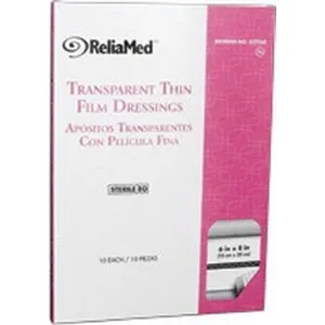Cardinal Health - TF68 - Med Essentials Sterile Latex Free Transparent Thin Film Adhesive Dressing 6" x 8"
