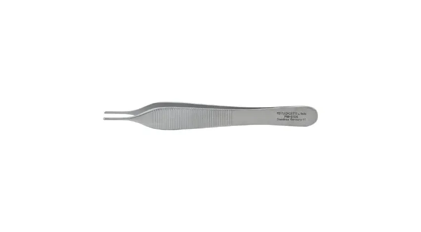 Integra Lifesciences - Padgett - PM-6106 -  Dressing Forceps  Adson 4 3/4 Inch Length Surgical Grade Stainless Steel NonSterile NonLocking Thumb Handle Straight Delicate  Smooth Tips
