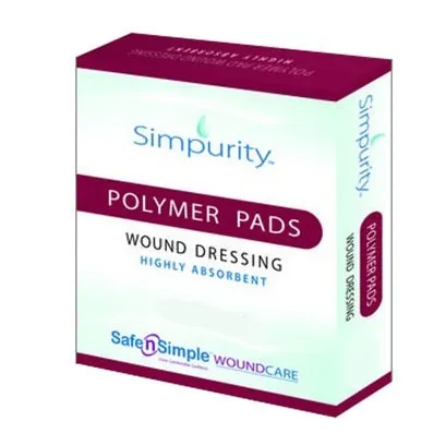 Safe N Simple - SNS59020 - Simpurity High Absorbent Polymer, 4" x 5" Pad.