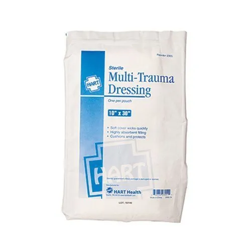 SAM Medical - From: 1211-03020 To: 1214-50019 - Bound Tree Medical Bandage, Multi Trauma Dressing, 10 In X 30 In, Sterile, 25ea/cs
