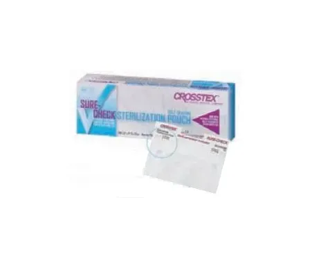 SPS Medical Supply - Sure-Check - SCL10152 - Sure Check Sterilization Pouch Sure Check Ethylene Oxide (EO) Gas / Steam 10 X 15 Inch Transparent Self Seal Film