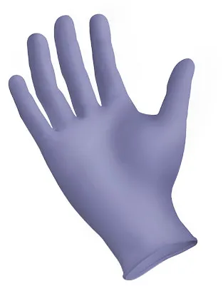 Sempermed USA - SMNS104 - Exam Glove, Nitrile, Powder-Free (PF), Textured Fingertips, Beaded Cuff, Large, 100/bx, 10 bx/cs