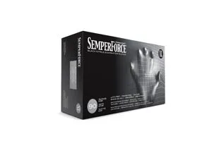 Sempermed USA - BKNF105 - Exam Glove, Nitrile, X-Large, Black, 90/bx, 10 bx/cs