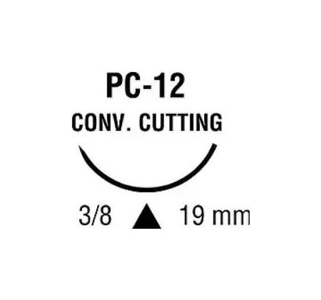 Cardinal Covidien - From: SL1613 To: SL1689 - Medtronic / Covidien Suture, Conventional Cutting, Undyed, Needle PC 13, 3/8 Circle