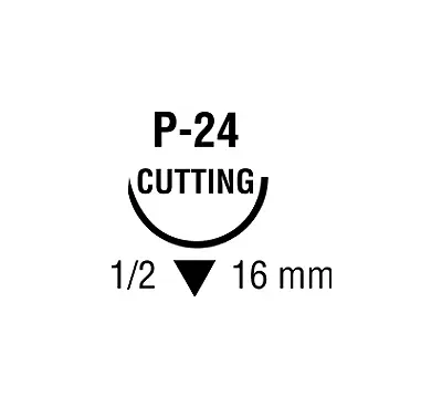Medtronic / Covidien - SN5661G - Suture, Premium Reverse Cutting, Needle P-24, Circle