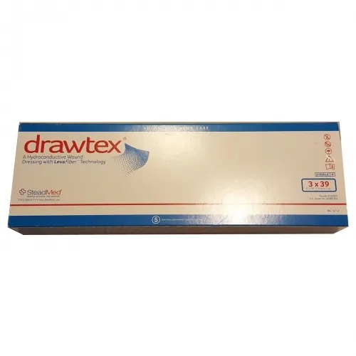 Steadmed Medical From: 00305 To: 00310 - Drawtex Hydroconductive Wound Dressing With LevaFiber Roll 3x39 - Dressings