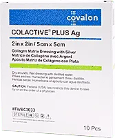 Covalon - TWBC1033 - Colactive Silver Collagen Dressing Sterile And Latex-free