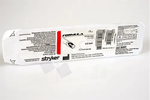 Stryker - 375-940-000 - STRYKER FORMULA BUR: 6 FLUTE ROUND BUR 4MM (BOX OF 5)