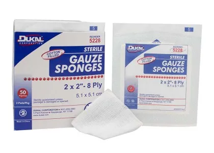 Tetramed - From: GS6208 To: GS6412  Dukal Sterile Gauze Sponges, 8 ply