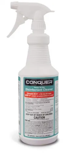 Troy Healthcare - 5-600Q - Conquer Surface Disinfectant Spray 32 oz Bottle with Spray Head 12-cs -US SALES ONLY-