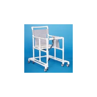 IPU - Ultimate - ULT99ET - Walker with Wheels Extra Tall Ultimate PVC Frame 400 lbs. Weight Capacity 34-3/4 to 40-3/4 Inch Height