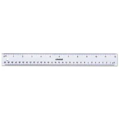 Universal - From: UNV59022 To: UNV59025 - Clear Plastic Ruler