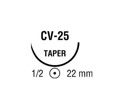 Medtronic / Covidien - VP771X - Suture, Taper Point, Needle CV-25, Circle
