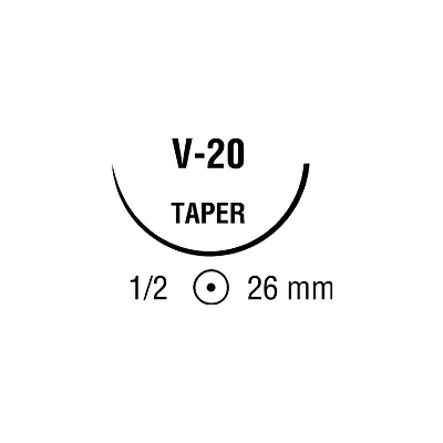 Medtronic / Covidien - VP832X - Suture, Taper Point, Needle V-20, Circle