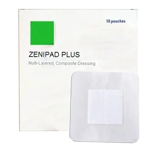 Focus Health Group - 40044 - ZeniMedical ZeniPad Plus Composite Dressing, 4" x 5" with 2" x 2 3/4" Pad