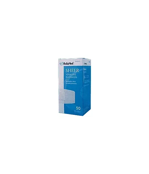 Reliamed - AB245S - ReliaMed Sheer Plastic Adhesive Bandage